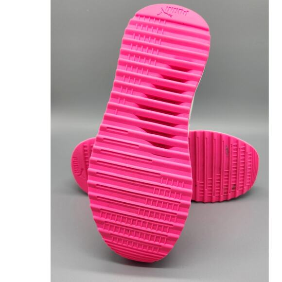 PUMA Pacer Next Cage Fresh Sneaker Wms Size 7 White & Pink Exc Condition - Picture 9 of 11